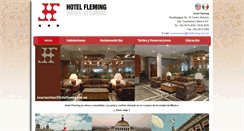 Desktop Screenshot of hotelfleming.com.mx